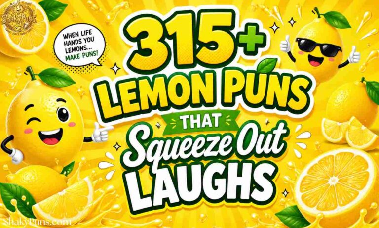 315+ Lemon Puns That Squeeze Out Laughs