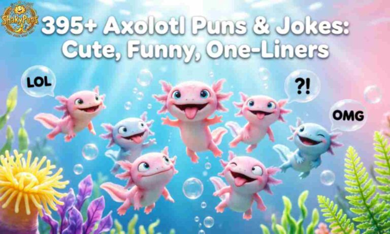 395+ Axolotl Puns & Jokes Cute, Funny, One-Liners
