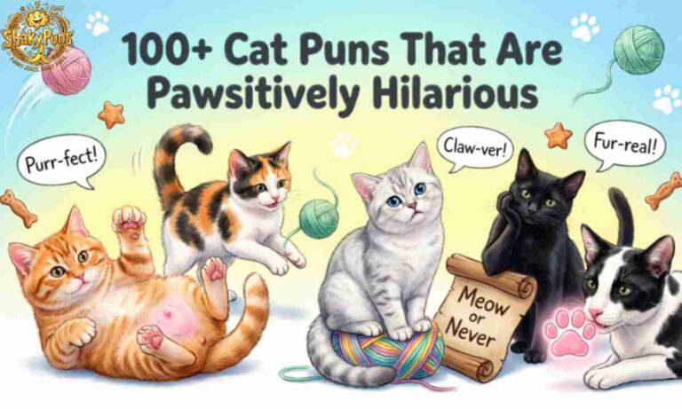 100+ Cat Puns That Are Pawsitively Hilarious