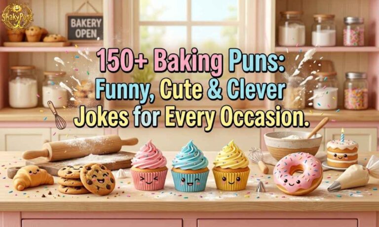 150+ Baking Puns Funny, Cute & Clever Jokes for Every Occasion
