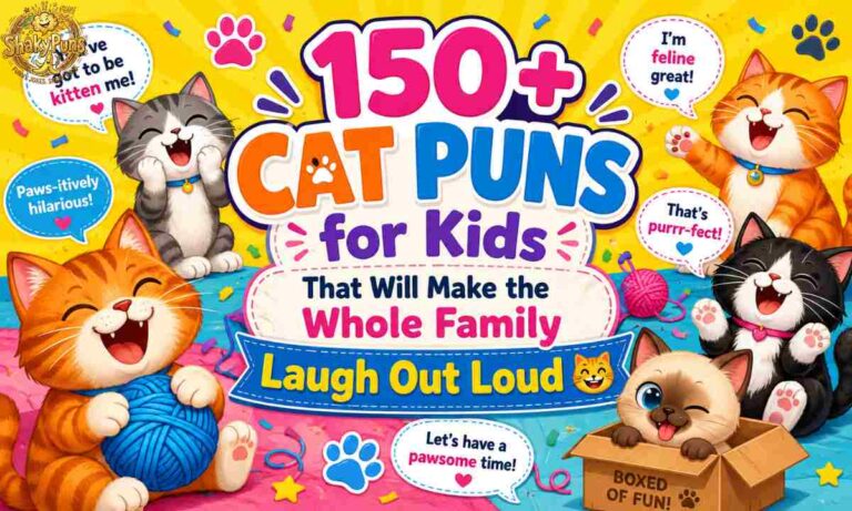 150+ Cat Puns for Kids That Will Make the Whole Family Laugh Out Loud 😸