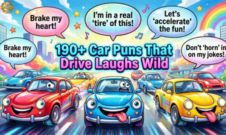 190+ Car Puns That Drive Laughs Wild