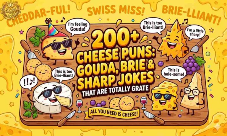 200+ Cheese Puns Gouda, Brie & Sharp Jokes That Are Totally Grate