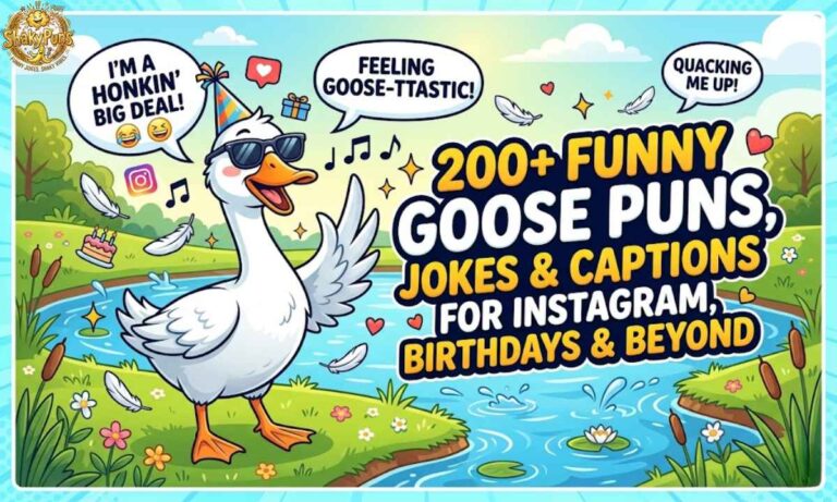 200+ Funny Goose Puns, Jokes & Captions for Instagram, Birthdays & Beyond