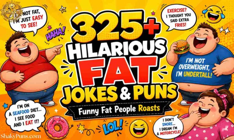 325+ Hilarious Fat Jokes & Puns Funny Fat People Roasts