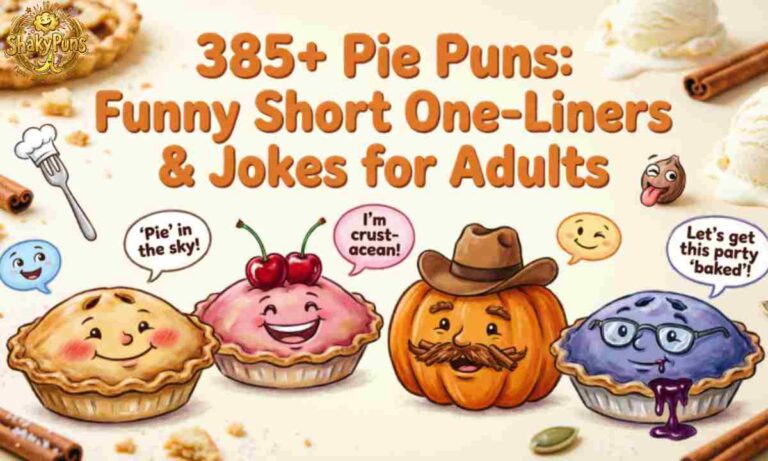 385+ Pie Puns Funny Short One-Liners & Jokes for Adults