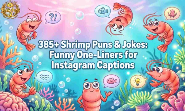 385+ Shrimp Puns & Jokes Funny One-Liners for Instagram Captions