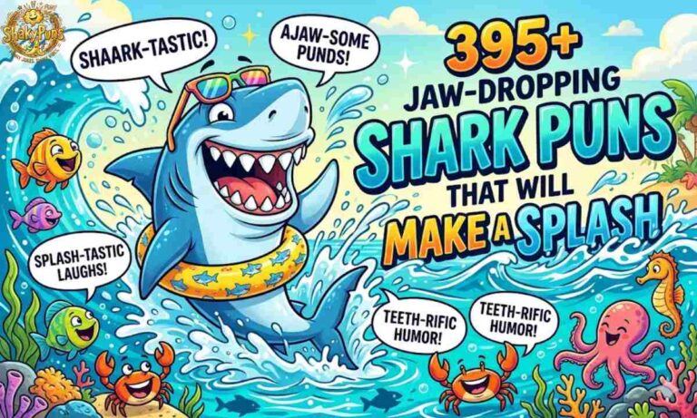 395+ Jaw-Dropping Shark Puns That Will Make a Splash