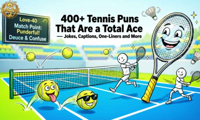 400+ Tennis Puns That Are a Total Ace — Jokes, Captions, One-Liners and More