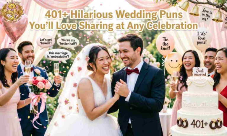 401+ Hilarious Wedding Puns You'll Love Sharing at Any Celebration