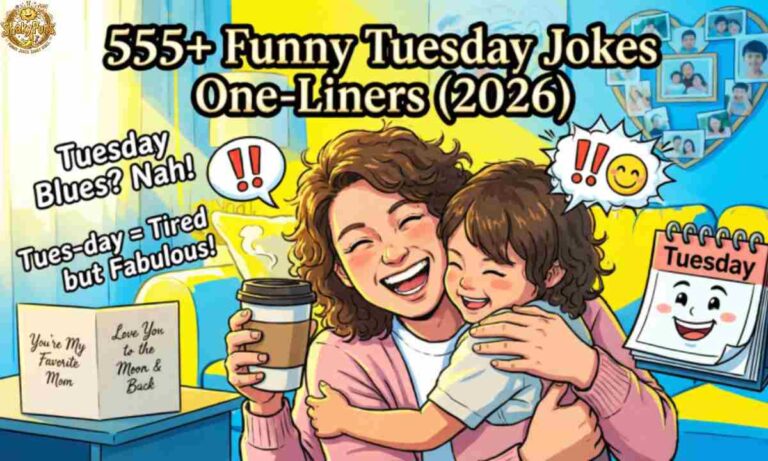 555+ Funny Tuesday Jokes One-Liners (2026)
