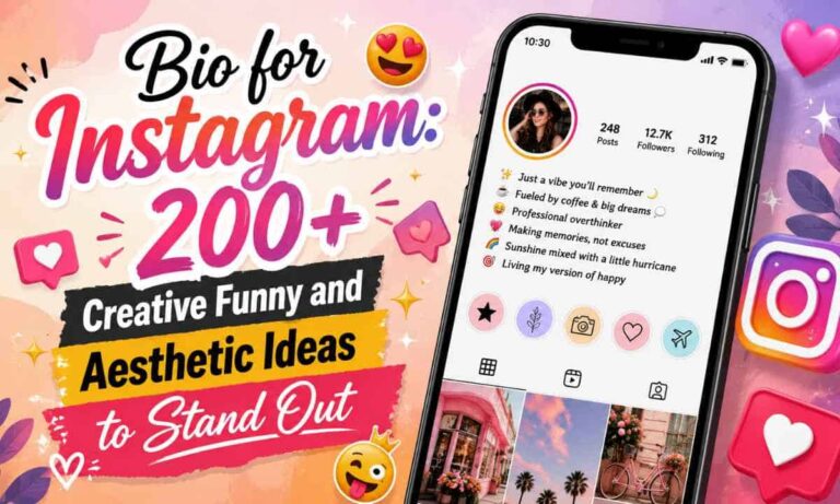 Bio for Instagram 200+ Creative Funny and Aesthetic Ideas to Stand Out