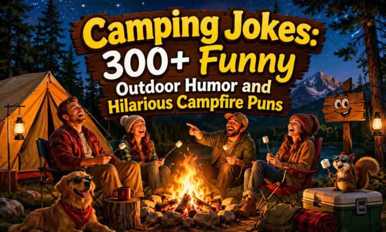 Camping Jokes 300+ Funny Outdoor Humor and Hilarious Campfire Puns