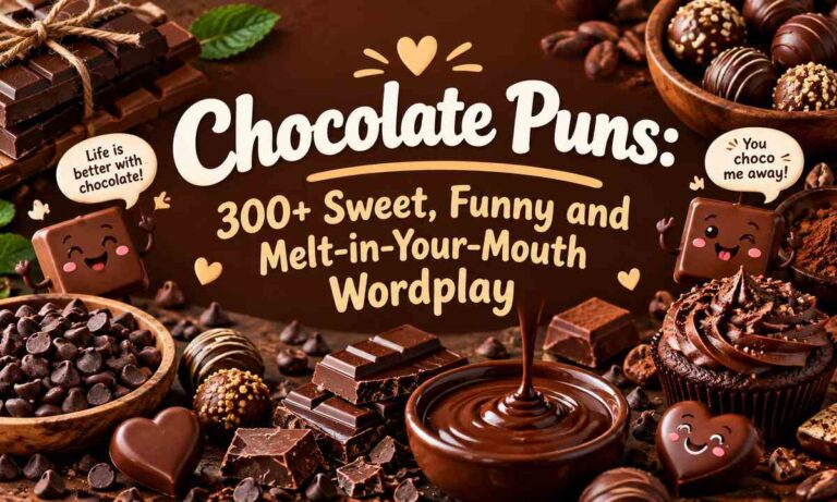 Chocolate Puns 300+ Sweet, Funny and Melt-in-Your-Mouth Wordplay