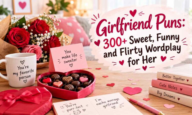 Girlfriend Puns 300+ Sweet, Funny and Flirty Wordplay for Her