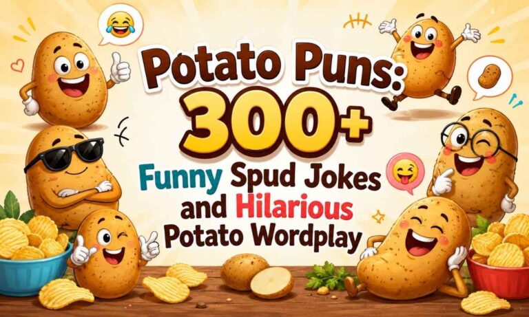 Potato Puns 300+ Funny Spud Jokes and Hilarious Potato Wordplay