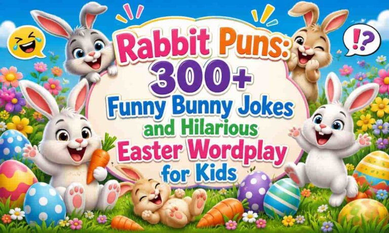 Rabbit Puns 300+ Funny Bunny Jokes and Hilarious Easter Wordplay for Kids