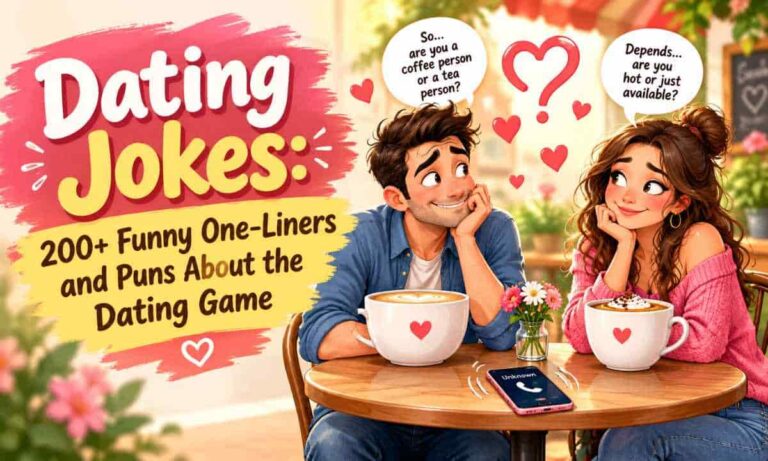 Dating Jokes 200+ Funny One-Liners and Puns About the Dating Game