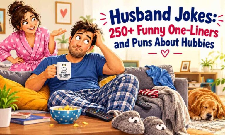 Husband Jokes 250+ Funny One-Liners and Puns About Hubbies
