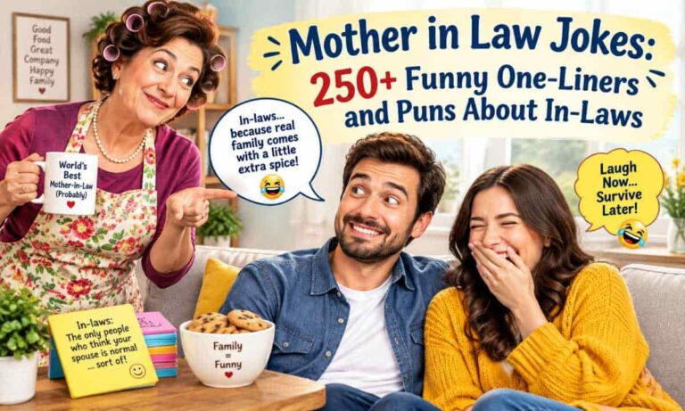 Mother in Law Jokes 250+ Funny One-Liners and Puns About In-Laws