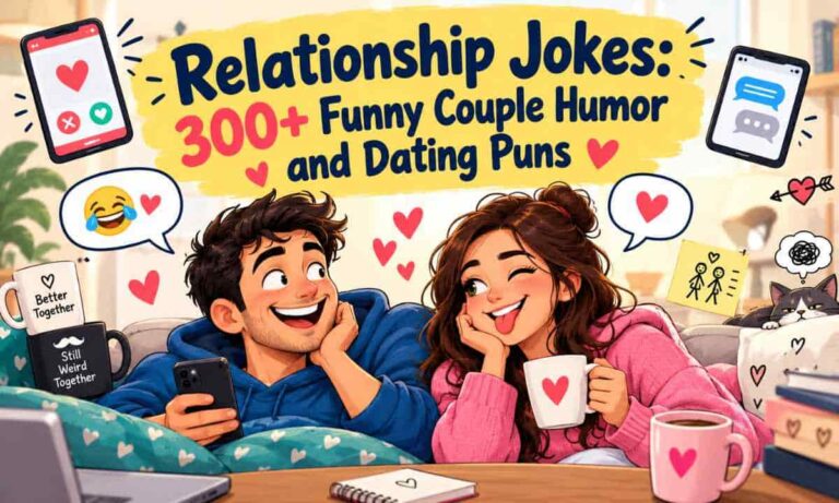 Relationship Jokes 300+ Funny Couple Humor and Dating Puns