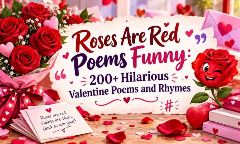 Roses Are Red Poems Funny 200+ Hilarious Valentine Poems and Rhymes